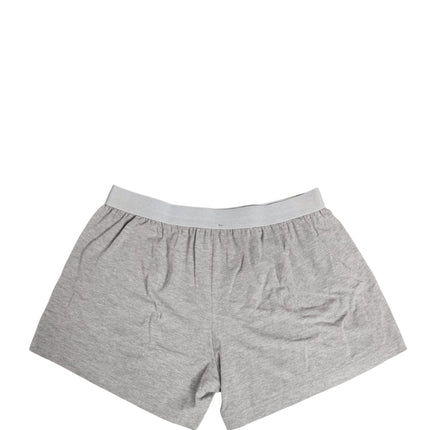 Dolce & Gabbana Gray Logo Waistband Cotton Men Boxer Underwear