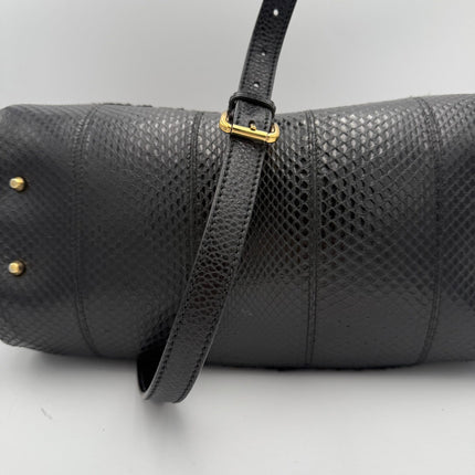 Dolce & Gabbana DOLCE & GABBANA Sicily Python and Macramé Handbag