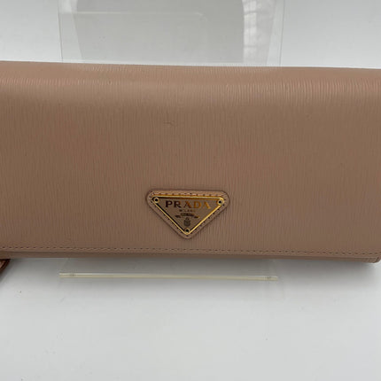 Prada PRADA Powder Saffiano with Card Holder Wallet