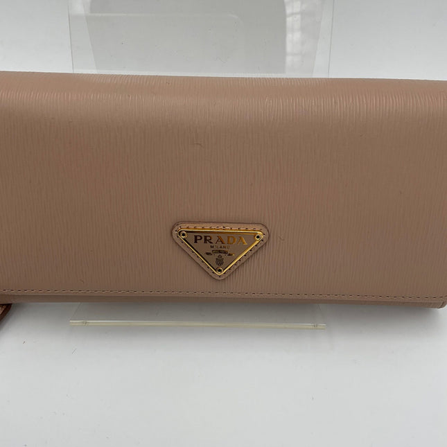 Prada PRADA Powder Saffiano with Card Holder Wallet