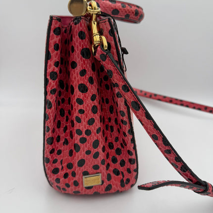 Dolce & Gabbana DOLCE & GABBANA Sicily in Reptile Skin Handbag