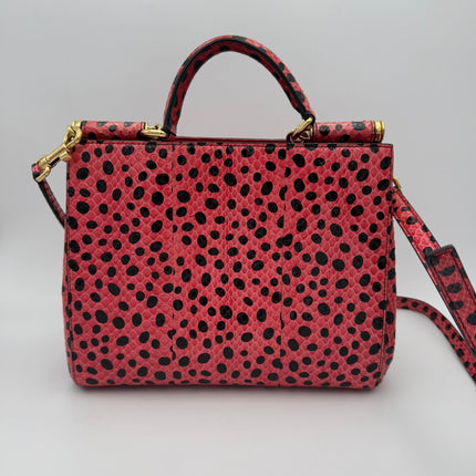 Dolce & Gabbana DOLCE & GABBANA Sicily in Reptile Skin Handbag