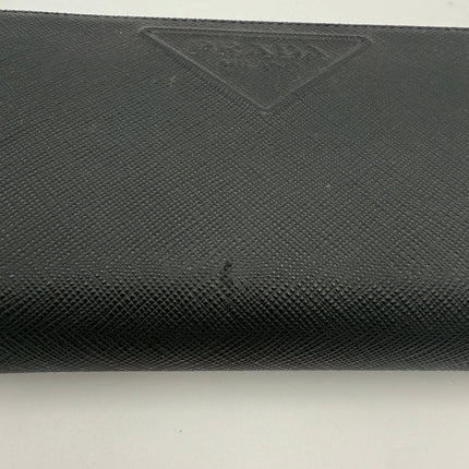 Prada PRADA Zip in Saffiano Leather Wallet