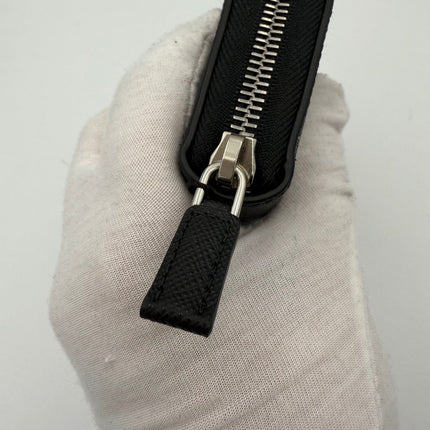 Prada PRADA Zip in Saffiano Leather Wallet