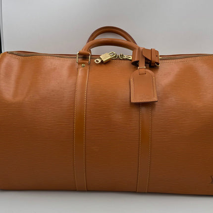 Louis Vuitton LOUIS VUITTON KEEPALL 50 in Brown EPI Leather Handbag