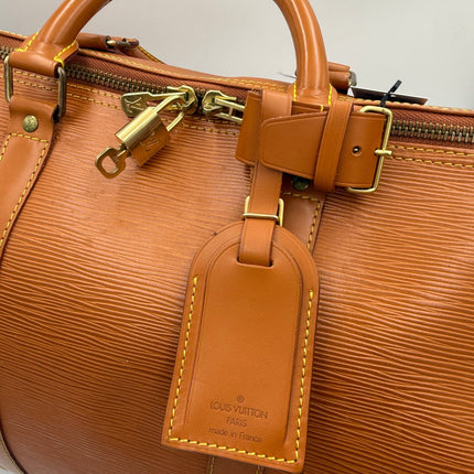 Louis Vuitton LOUIS VUITTON KEEPALL 50 in Brown EPI Leather Handbag