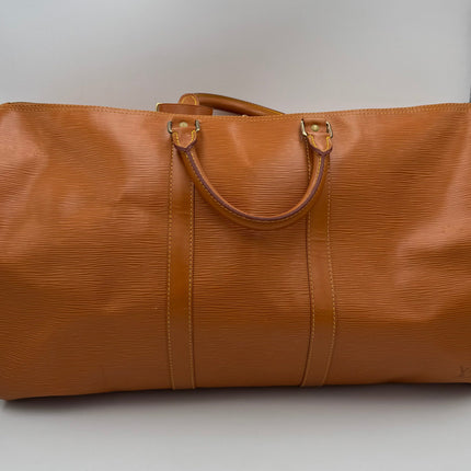 Louis Vuitton LOUIS VUITTON KEEPALL 50 in Brown EPI Leather Handbag