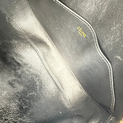 Celine CELINE CRECY Plain Black Handbag