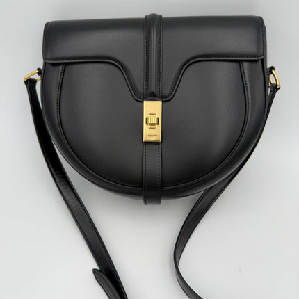 Celine CELINE Sac 16 Besace Black Large Bag