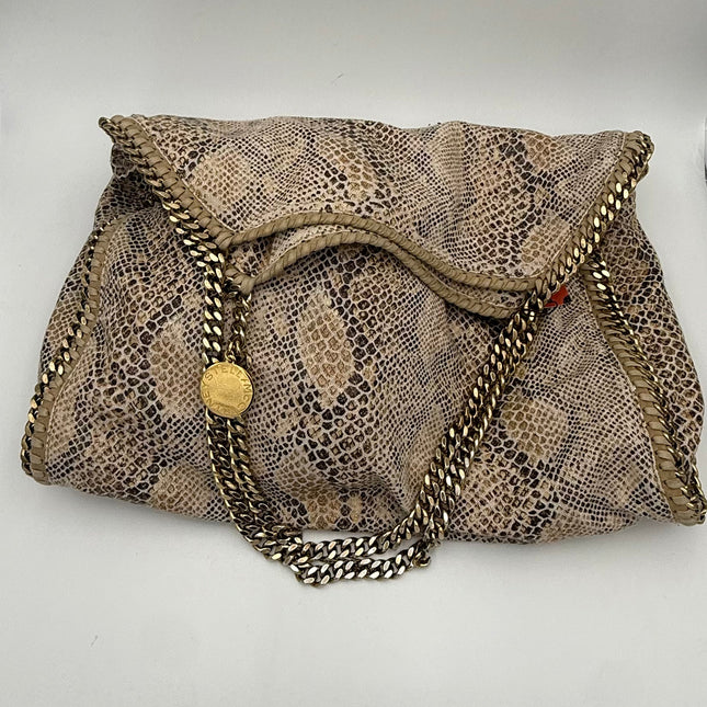 Stella McCartney STELLA MCCARTNEY Falabella Grande Vegan Reptile Skin Handbag