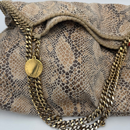 Stella McCartney STELLA MCCARTNEY Falabella Grande Vegan Reptile Skin Handbag