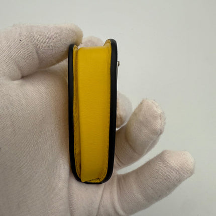 Prada PRADA Saffiano Yellow Coin Purse