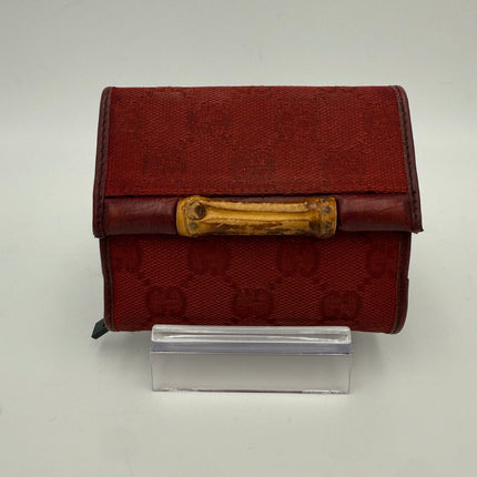 Gucci GUCCI GG Canvas Compact Wallet