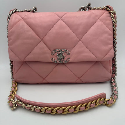Chanel CHANEL 19 Medium Pink Handbag