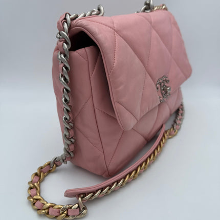 Chanel CHANEL 19 Medium Pink Handbag