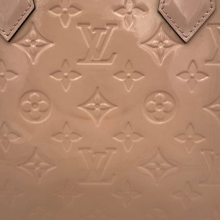 Louis Vuitton LOUIS VUITTON Alma MM Pink Patent Monogram Handbag
