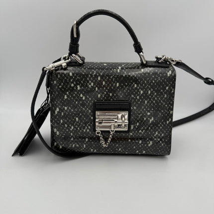 Dolce & Gabbana DOLCE & GABBANA Monica Python and Patent Handbag