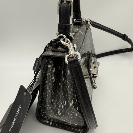 Dolce & Gabbana DOLCE & GABBANA Monica Python and Patent Handbag