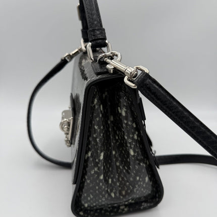 Dolce & Gabbana DOLCE & GABBANA Monica Python and Patent Handbag
