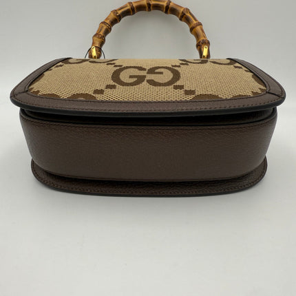 Gucci GUCCI BAMBOO 1947 GG Canvas Handbag