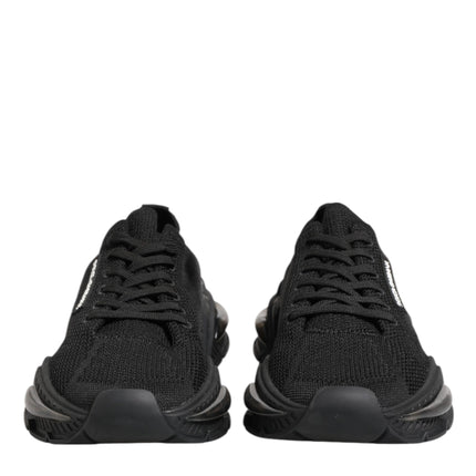 Dolce & Gabbana Black Airmaster Low Top Men Sneakers Shoes
