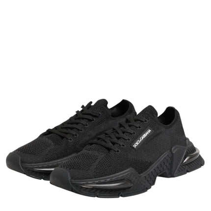 Dolce & Gabbana Black Airmaster Low Top Men Sneakers Shoes