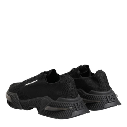 Dolce & Gabbana Black Airmaster Low Top Men Sneakers Shoes