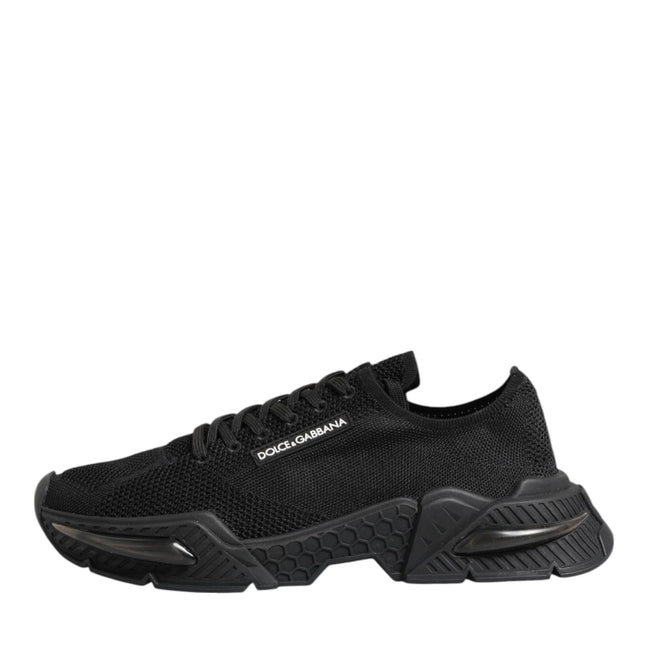 Dolce & Gabbana Black Airmaster Low Top Men Sneakers Shoes