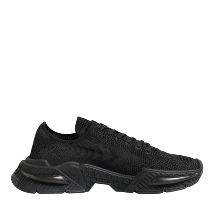 Dolce & Gabbana Black Airmaster Low Top Men Sneakers Shoes