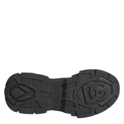 Dolce & Gabbana Black Airmaster Low Top Men Sneakers Shoes
