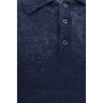Sunflower Blue Cotton Polo Shirt