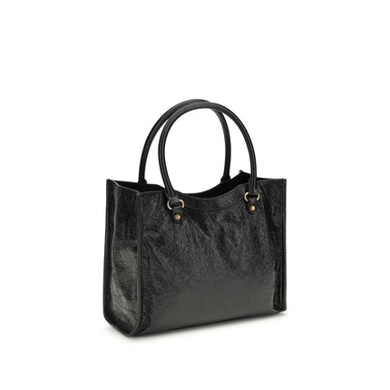 Balenciaga Black Lamb Ovis Aries Aries Shoulder Bag