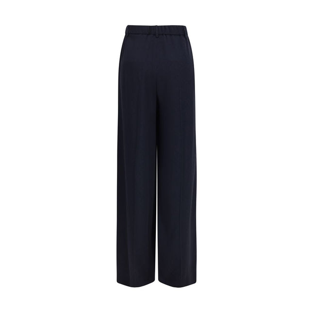 Gucci Blue Viscose Casual Pants