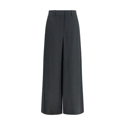 Giorgio Armani Gray Linen Casual Pants