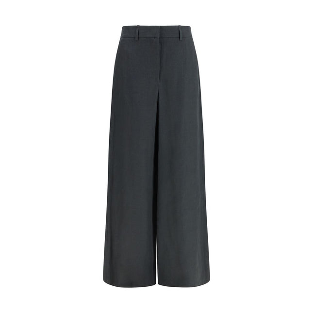 Giorgio Armani Gray Linen Casual Pants