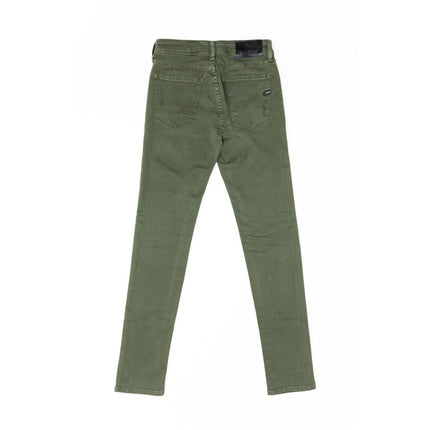 Gas Green Cotton Jeans Denim