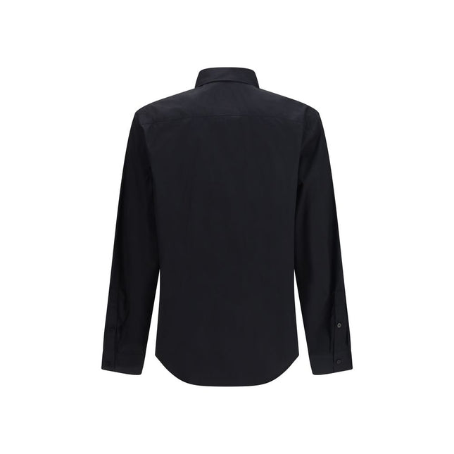 Versace Jeans Black Cotton Dress Shirt