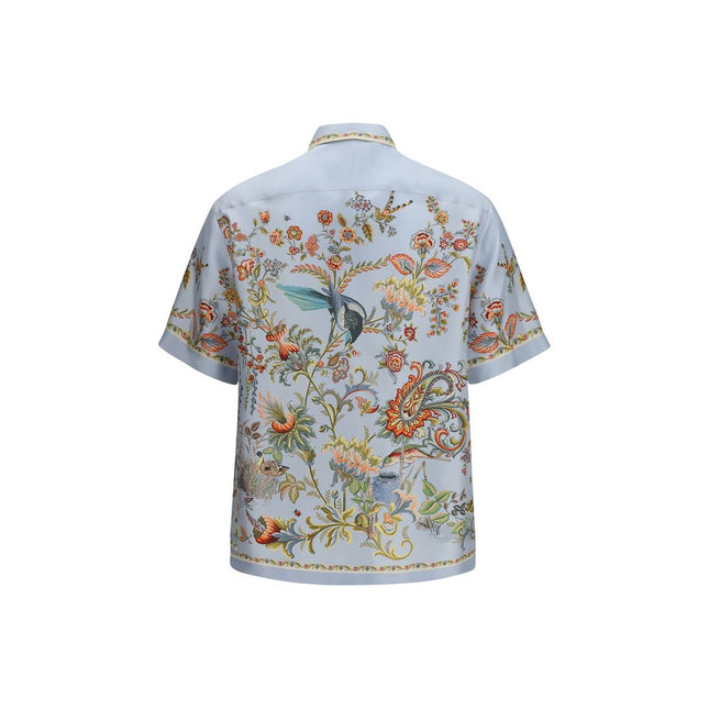 Etro Multicolor Silk Pattern Shirt