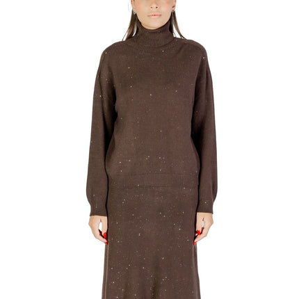 Liu Jo Brown Viscose Sweatshirt