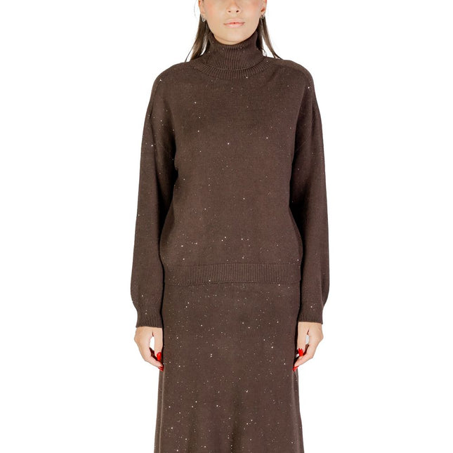 Liu Jo Brown Viscose Sweatshirt