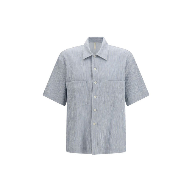 Sunflower Blue Cotton Pattern Shirt