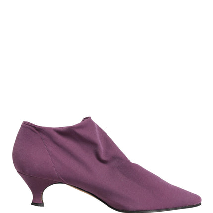 Dolce & Gabbana Shoes Purple Suede Ankle Boots Shoes