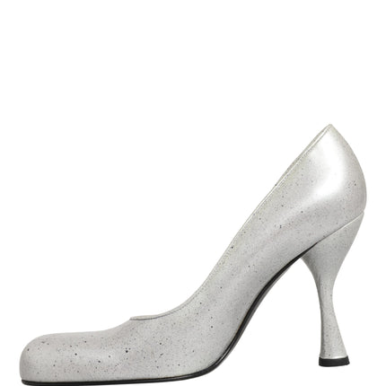 Dolce & Gabbana White Leather High Heels Women Pumps Shoes