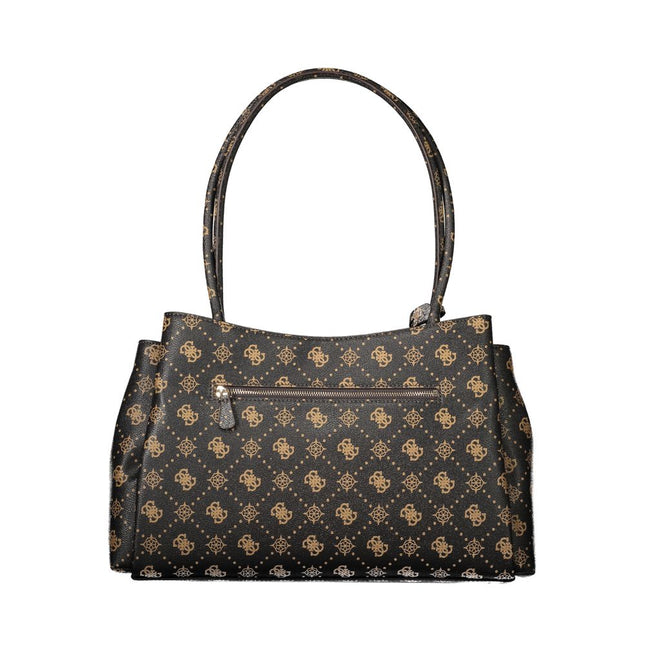 Guess Jeans Marrone Polyurethane Women Handbag