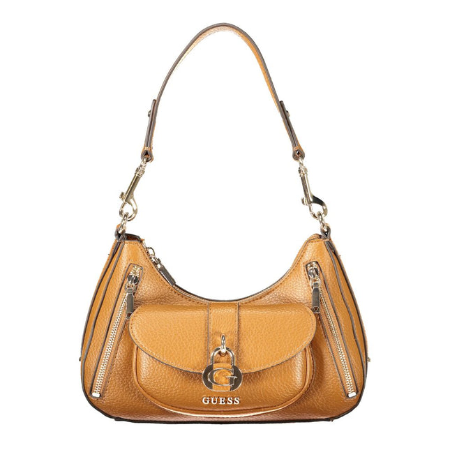Guess Jeans Marrone Poliuretano Womens Handbag