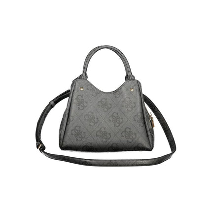 Guess Jeans Nero Poliuretano Women Handbag
