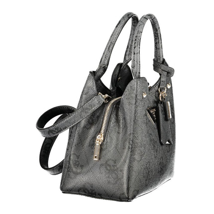 Guess Jeans Nero Poliuretano Women Handbag