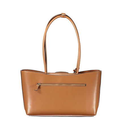 Guess Jeans Marrone Poliuretano Women Handbag