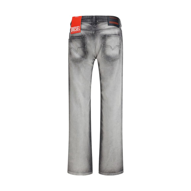 Diesel Gray Cotton Bootcut Jeans