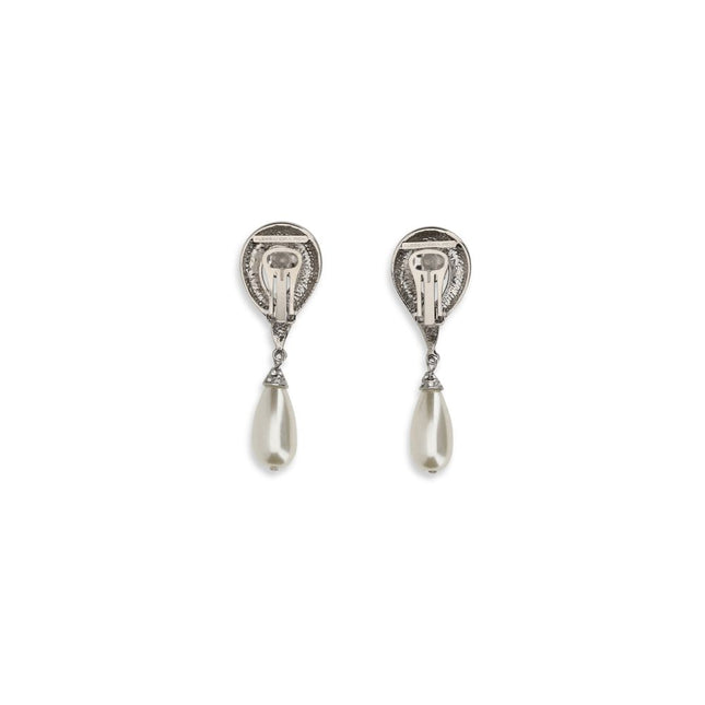 Alessandra Rich Silver Brass Earrings